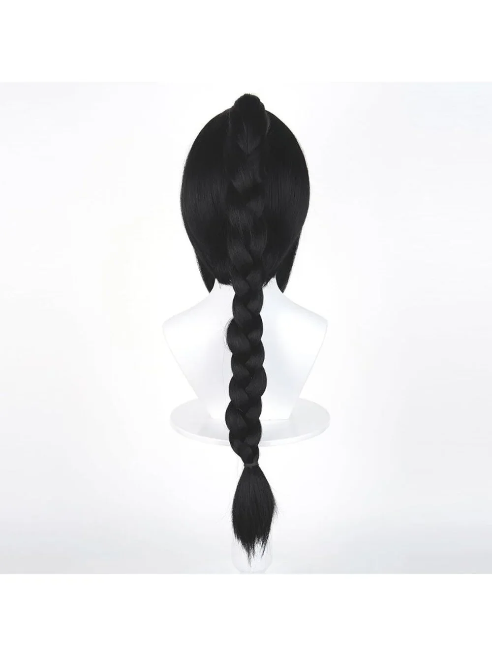 Women's 31.5 Inch Long Black Wig Straight Synthetic Cosplay Halloween Costume